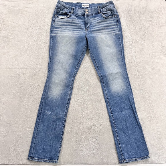 BKE Jeans Womens 38x36 Payton Universal‎ Fit Mid-Rise Bootcut Stretch Whiskered - Picture 1 of 10